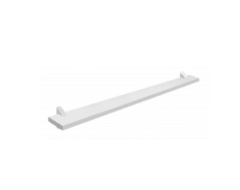 PRATELEIRA 20X80CM BRANCA COM SUPORTES 20KG