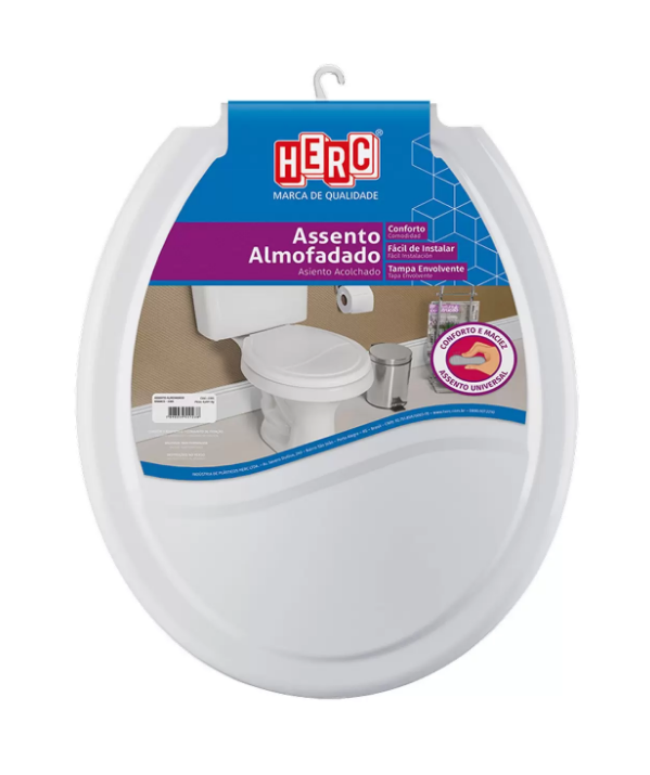 ASSENTO SANITARIO ALMOFADADO BRANCO