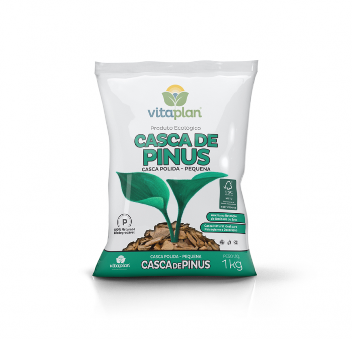 ADUBO CASCA DE PINUS 1KG