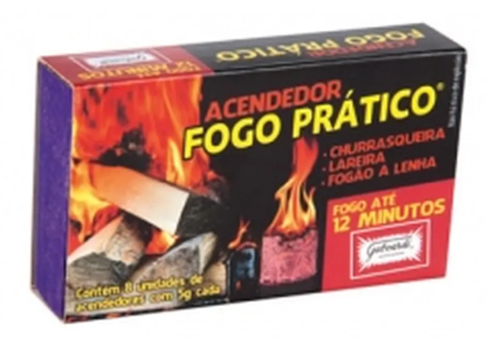 ACENDEDOR LAREIRA CHURRASQUEIRA 140G ACENDEDOR LAREIRA CHURRASQUEIRA 140G