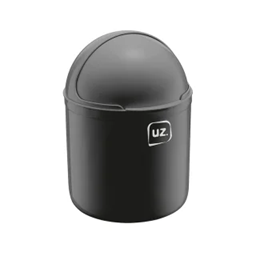 LIXEIRA PLASTICA BANHEIRO 4L PIA TAMPA RETRATIL
