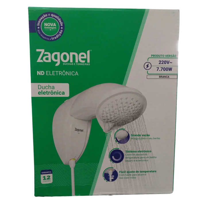 DUCHA 7700W ZAGONEL ND ELETRONICA
