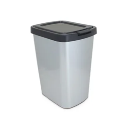 LIXEIRA PLASTICA BANHEIRO 9L TAMPA CLICK
